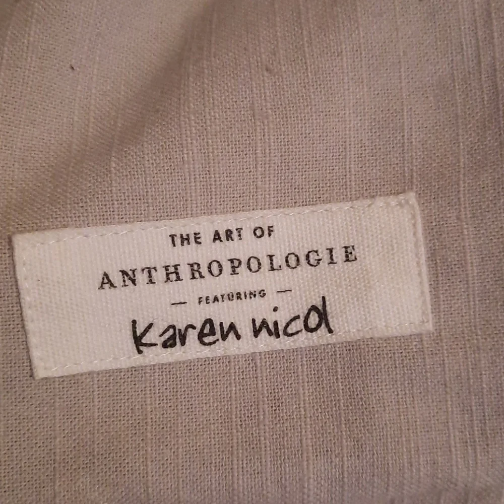 Karen Nicol Embroidered Wintertime Pillow - Picture 4 of 7